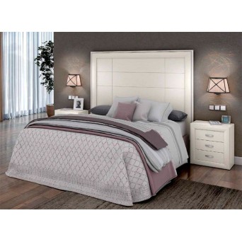 Composición dormitorio Parma 21 en acabado blanco. 2