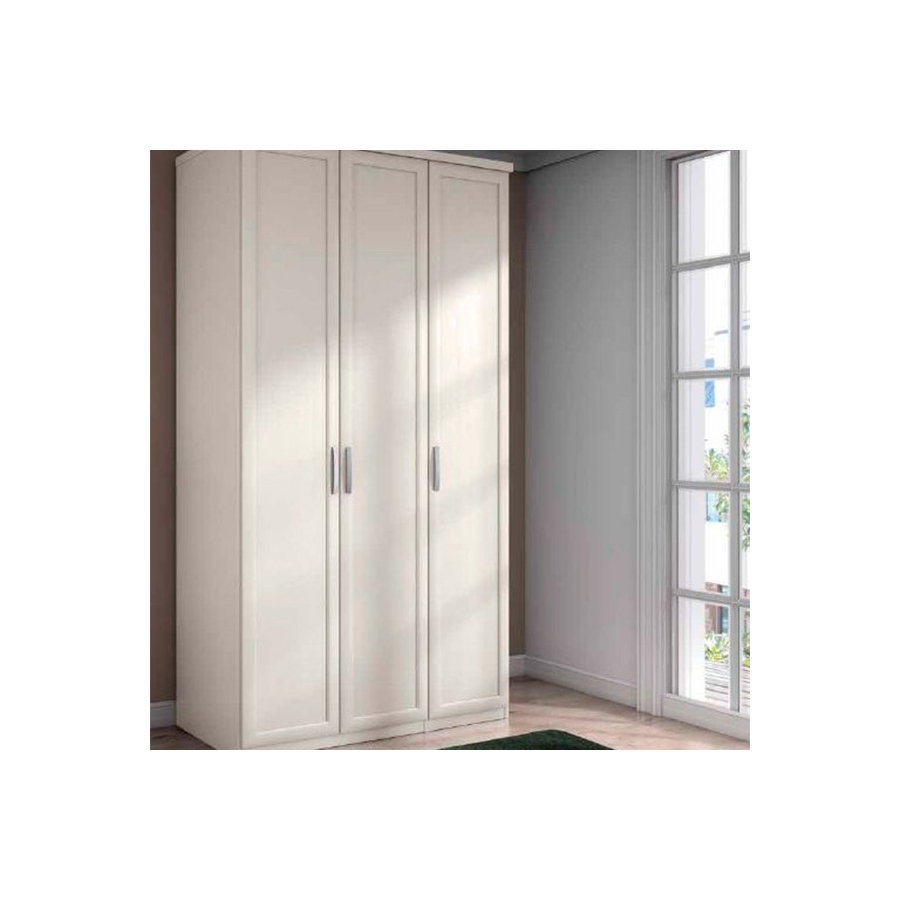 Armario Parma 3 puertas en acabado blanco.