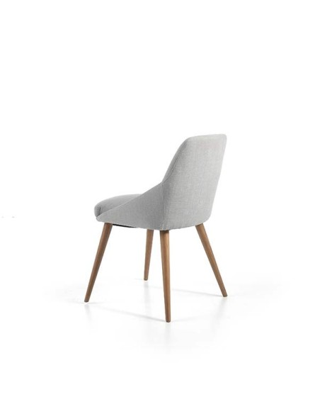 Silla Abby A con patas de madera