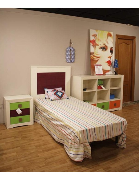 dormitorio juvenil cama 90