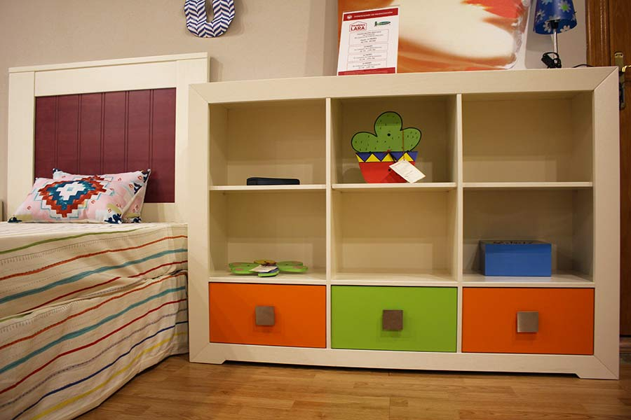 dormitorio juvenil libreria