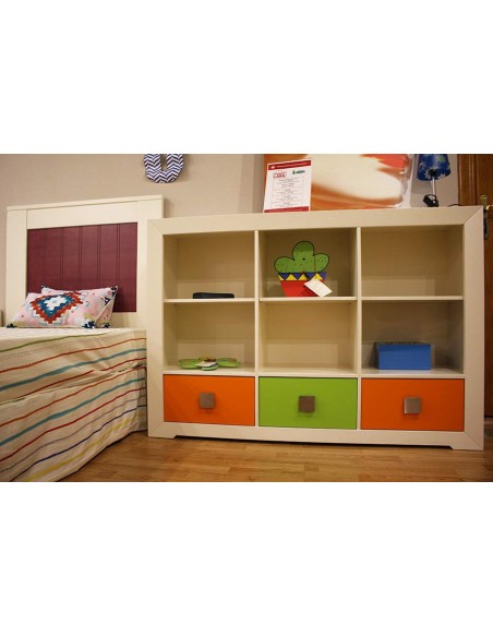 dormitorio juvenil libreria