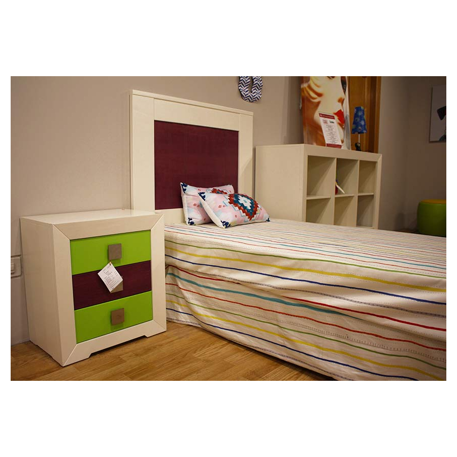 dormitorio juvenil cabecero mesita