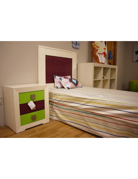 dormitorio juvenil cabecero mesita