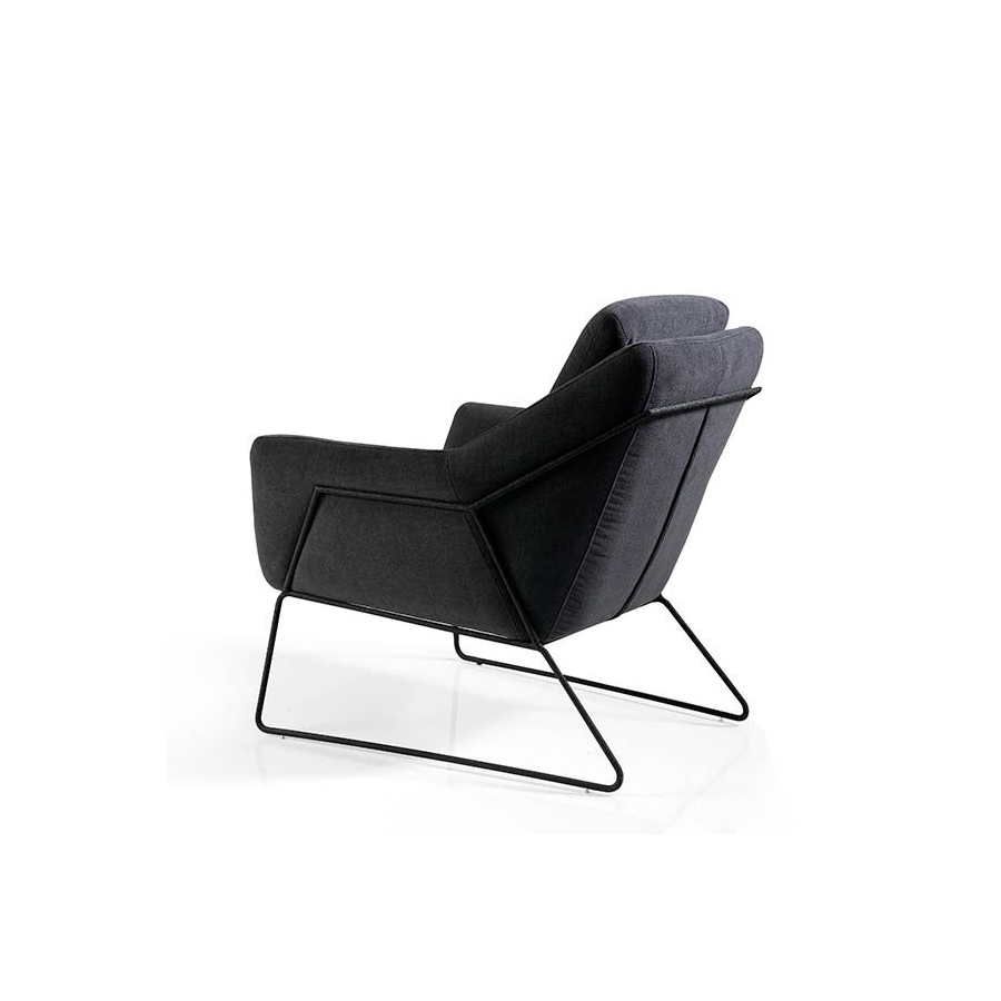 sillon tulip metalizado