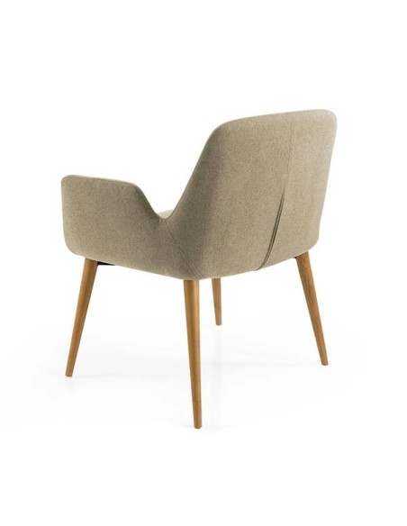 sillon rose tapizado