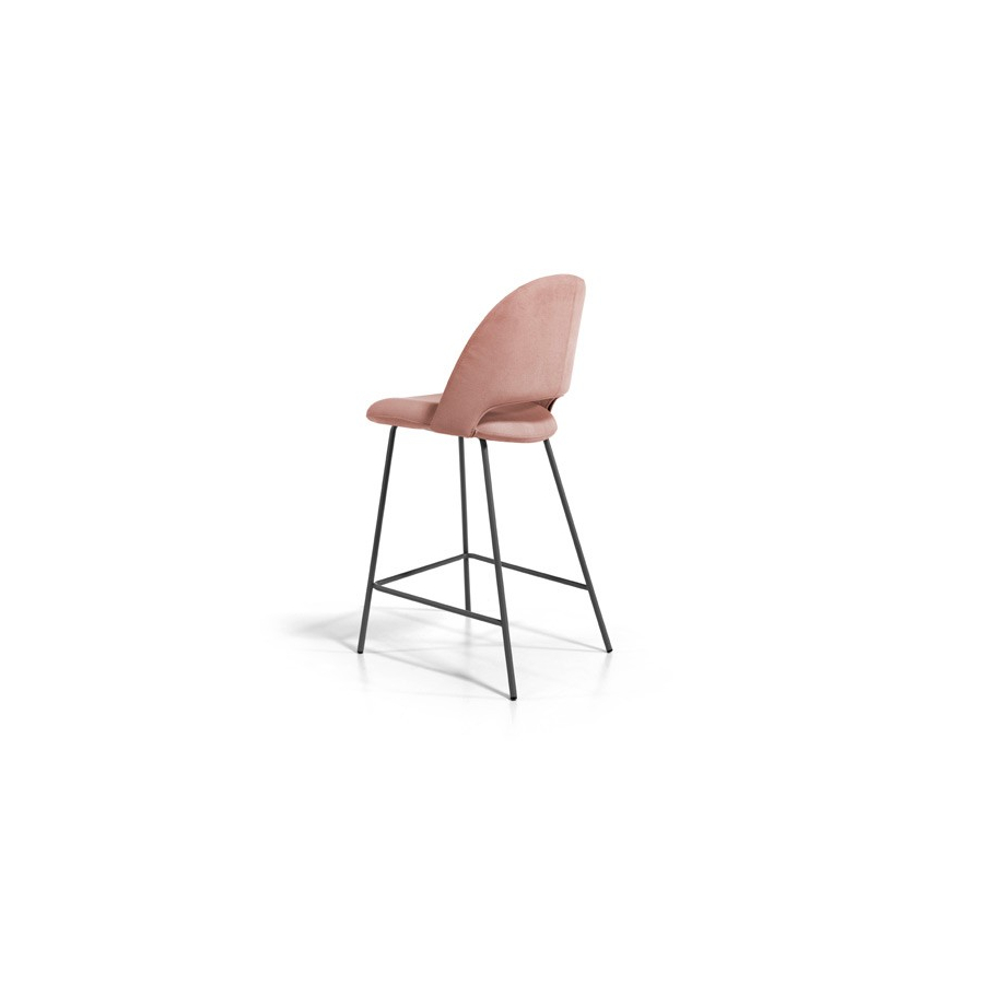 Taburete con patas metálicas