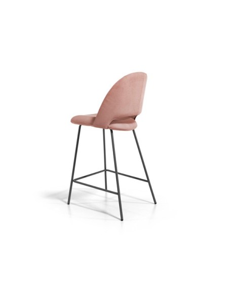 Taburete con patas metálicas