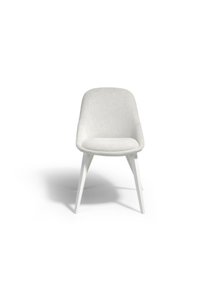 Silla de comedor tapizada en tela