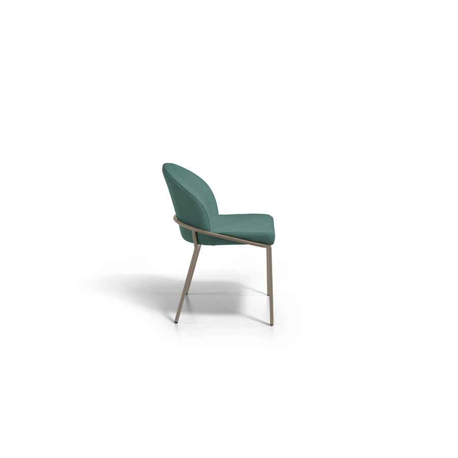 silla de comedor tapizada en tela