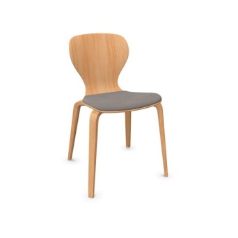 Silla Ears con cojín Viccarbe