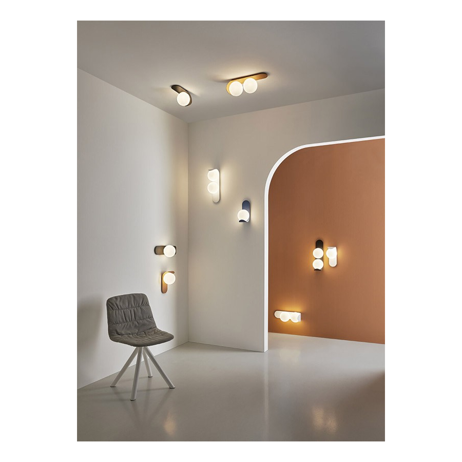 Aplique Zesta uno o dos leds
