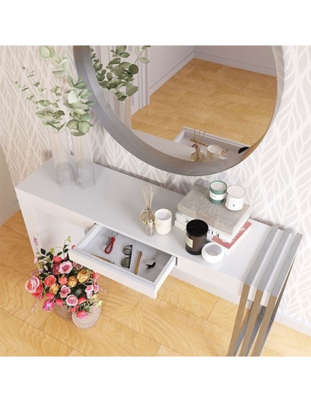Recibidor  y espejo contemporáneo Muebles Lara
