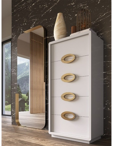 Dormitorio Máximo lacado blanco