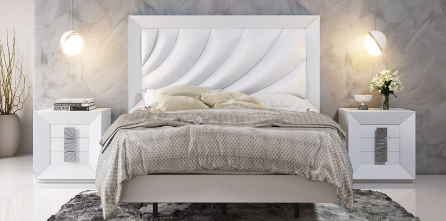 Dormitorio lacado blanco Franco Furniture
