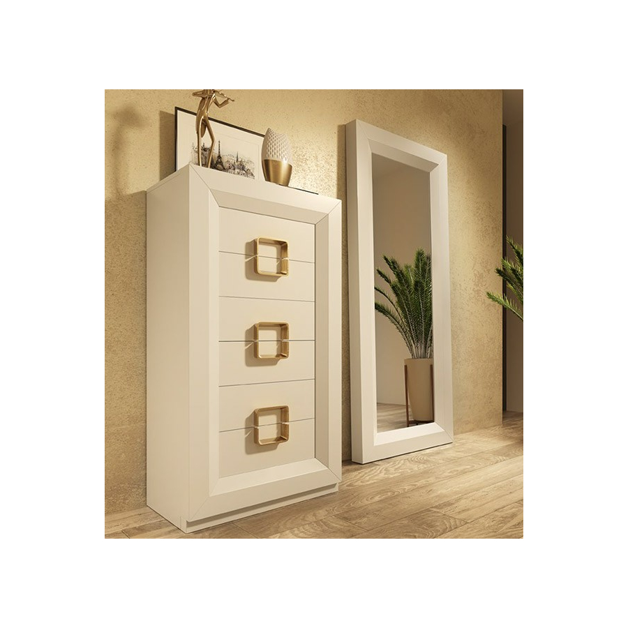 Dormitorio MX62 con chifonier y espejo