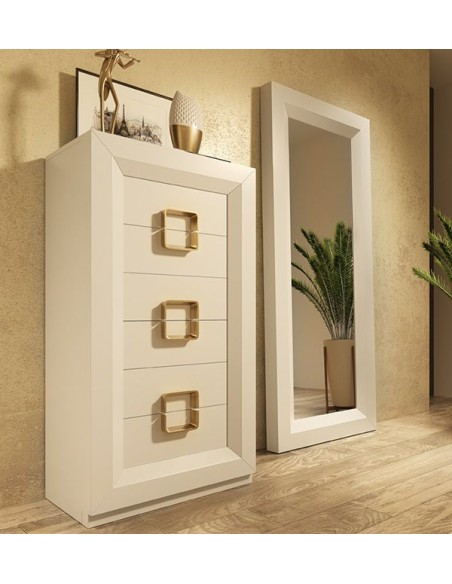 Dormitorio MX62 con chifonier y espejo