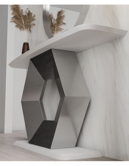 Detalles recibidor disponibles en oro o plata Muebles Lara