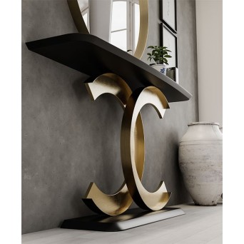 Recibidor MX88 de la firma Franco Furniture, con consola y espejo 2