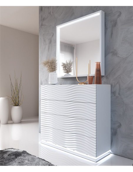 Dormitorio Franco Furniture lacado blanco