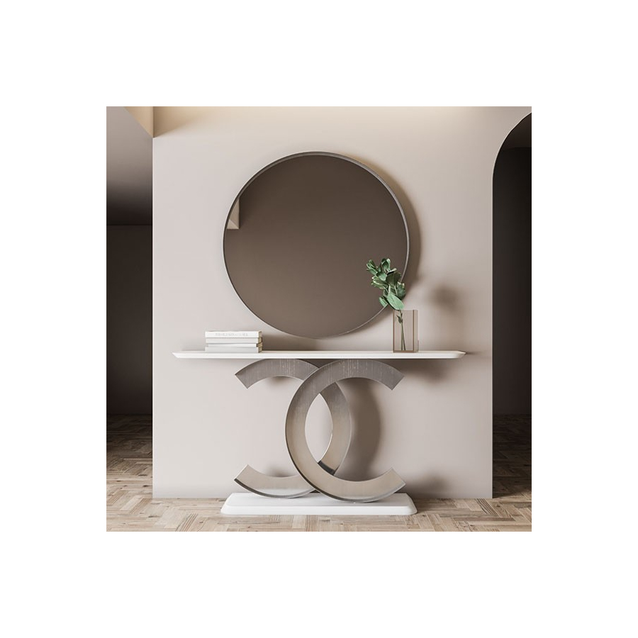 Consola con espejo de la nueva colección Máximo de Franco Furniture