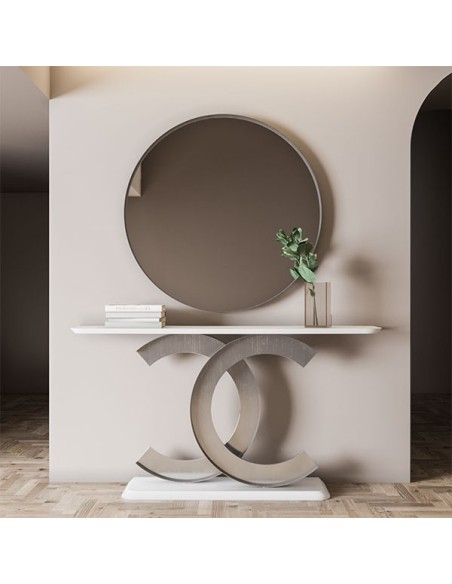 Consola con espejo de la nueva colección Máximo de Franco Furniture