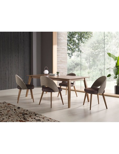 Silla modelo 271 tapizada en tela