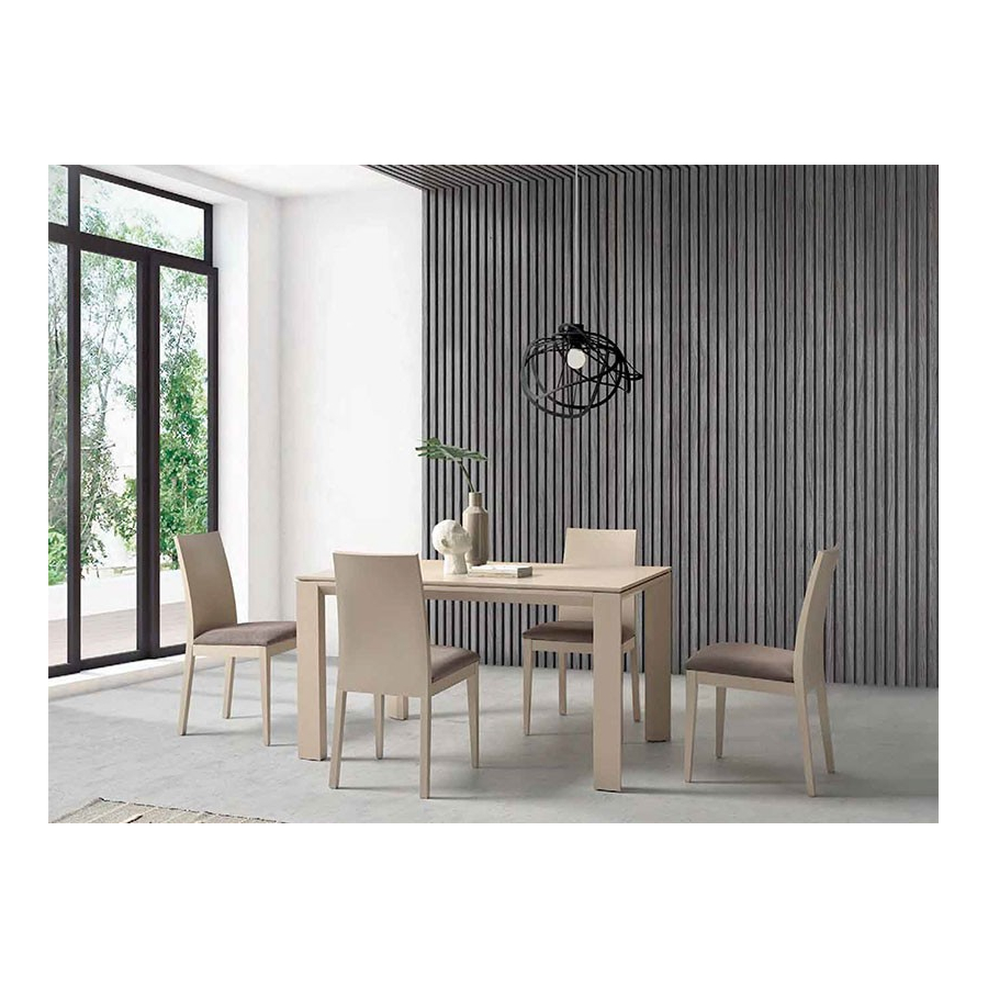 Silla de comedor con asiento en tela Muebles Lara