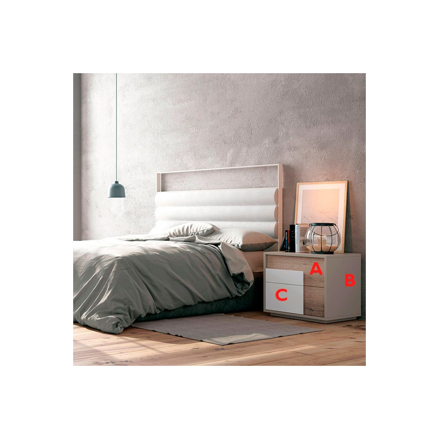 Dormitorio Oslo 55 | Costera Mobles en Muebles Lara