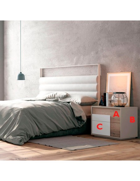 Dormitorio Oslo 55 | Costera Mobles en Muebles Lara