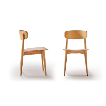 Silla Pure fabricada en madera de fresno 2
