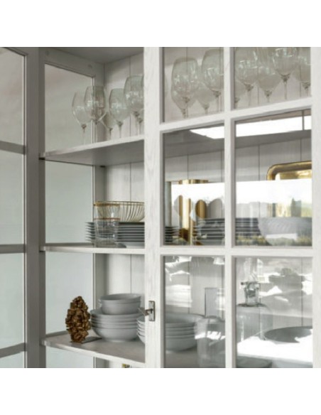 Vitrina English madera maciza