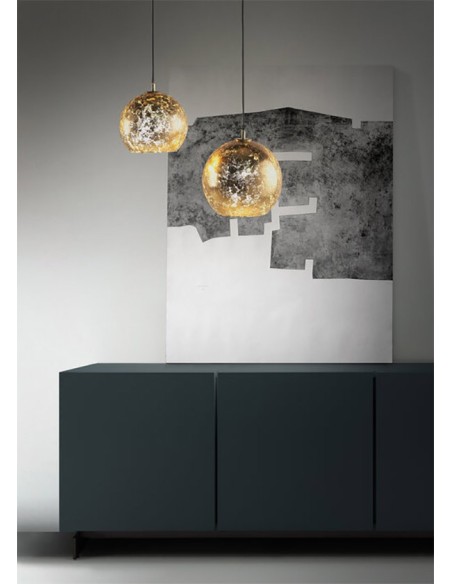 Lámpara colgante cristal Aura