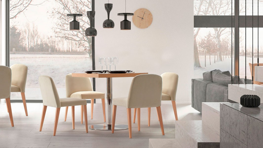 Silla Casia de comedor de estilo moderno