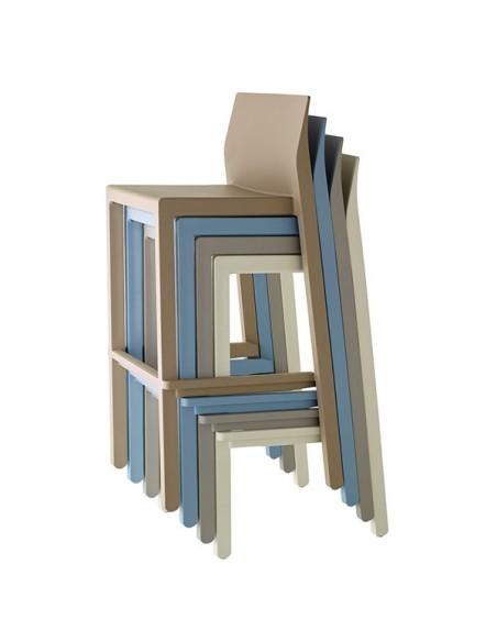 Taburete Kate apilable
