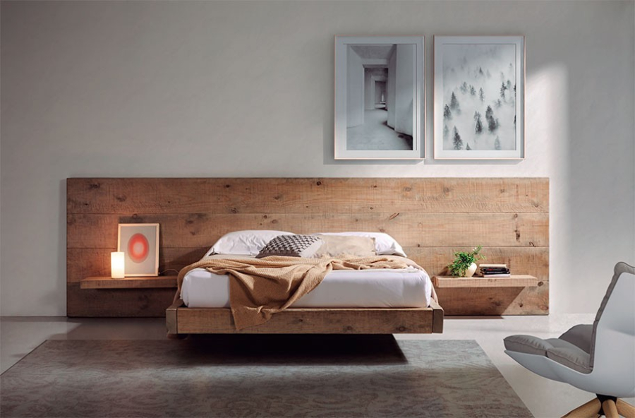 Dormitorio Sleep fabricado todo en madera maciza natural