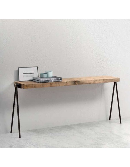 Consola Roma, de madera maciza, de la firma Coolwood