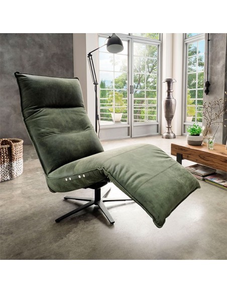 Sillón Aspen de la firma Coolwood tapizado en piel