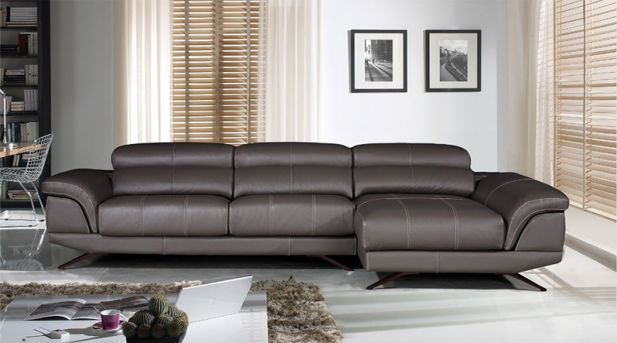 Chaiselongue Dior pies color moka