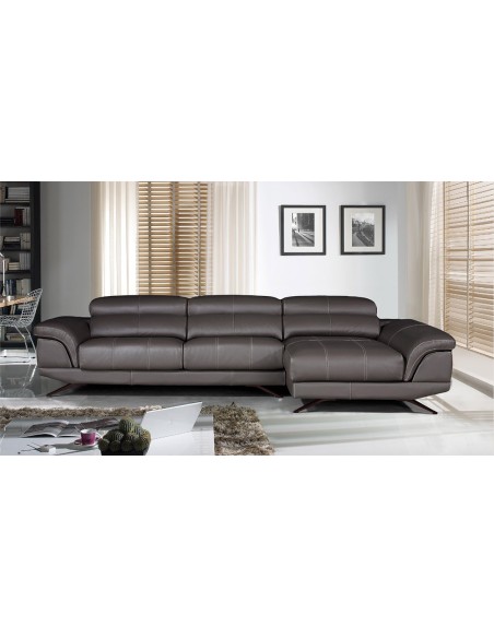 Chaiselongue Dior pies color moka