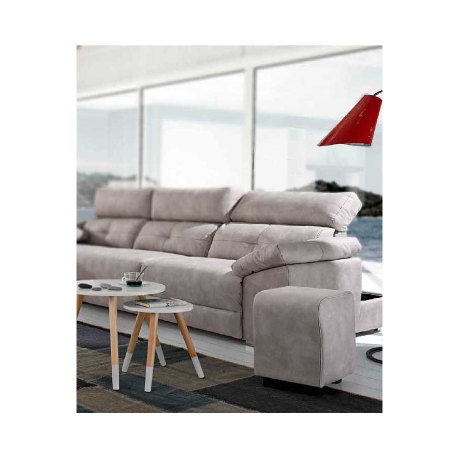 Chaiselongue deslizante Memory Acomodel con arcón para almacenar
