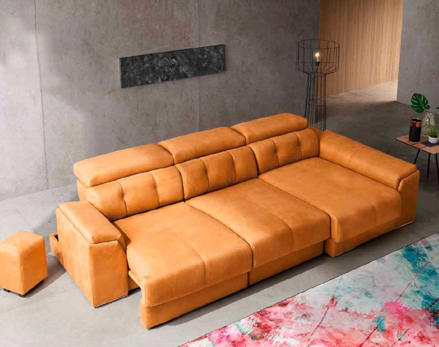 Chaiselongue deslizante dinamic Acomodel acabado Get Ochre