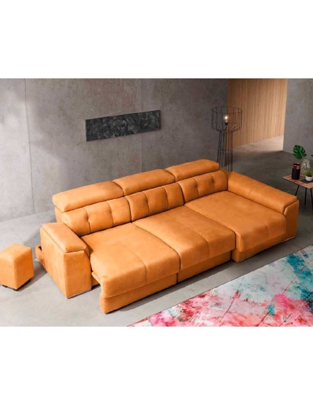 Chaiselongue deslizante dinamic Acomodel acabado Get Ochre