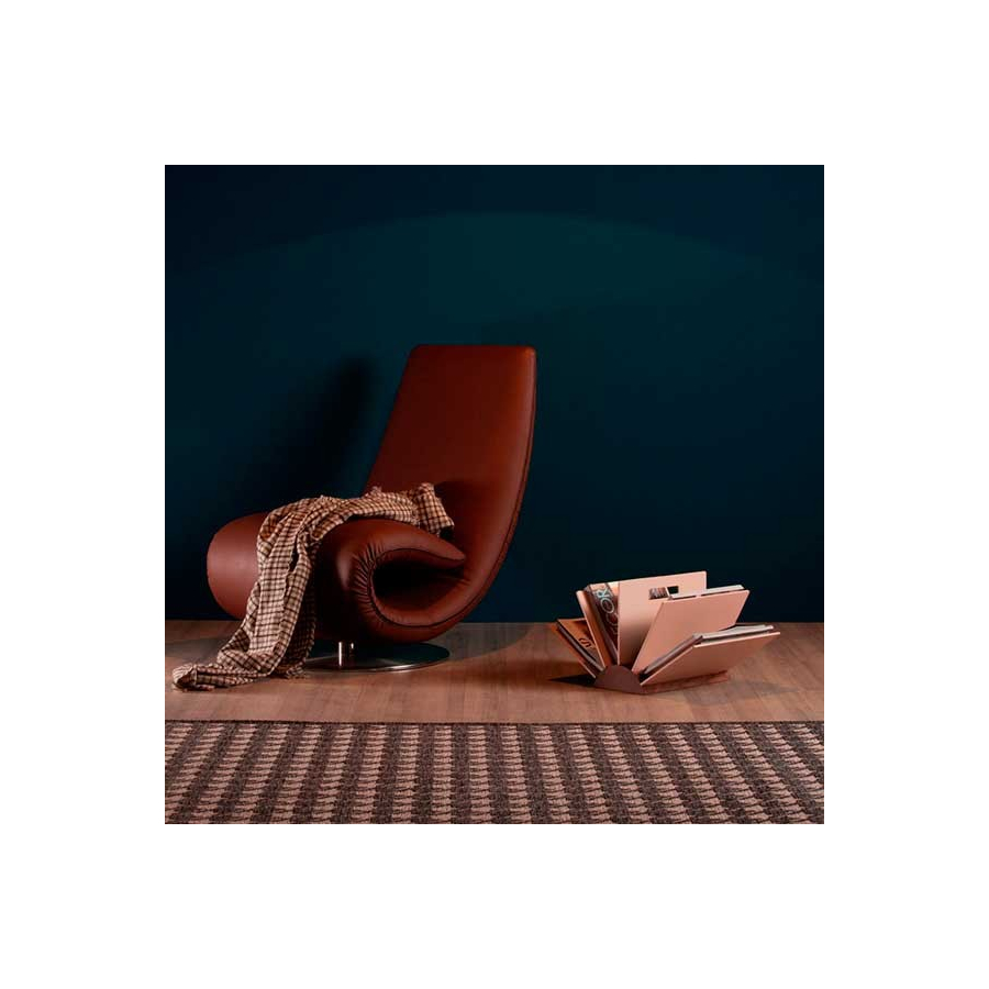 Sillón Ricciolo  Tonin Casa marrón