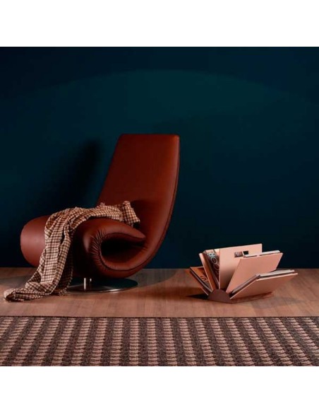 Sillón Ricciolo  Tonin Casa marrón