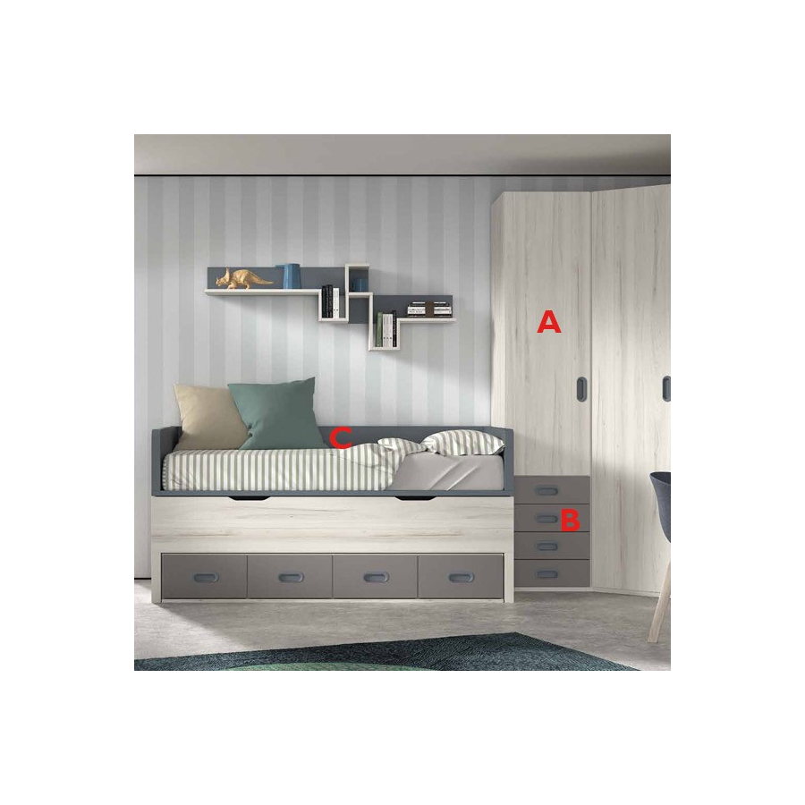 Dormitorio F001 Glicerio Chaves