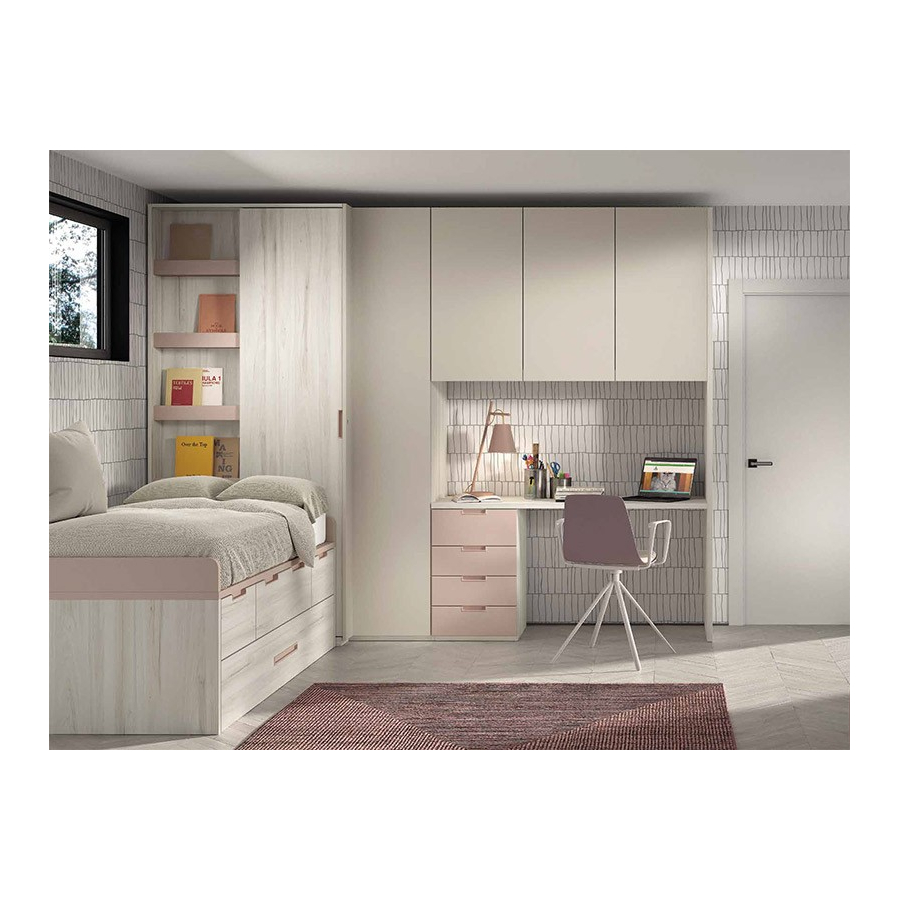Dormitorio juvenil con cama nido Glicerio Chaves