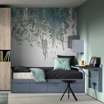 Dormitorio Juvenil F101 | Glicerio Chaves en Muebles Lara