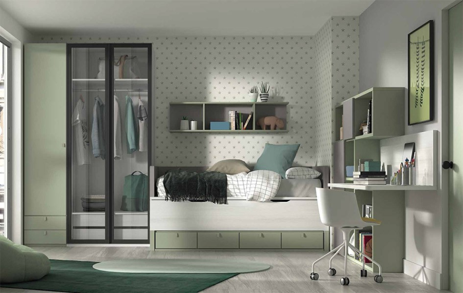 Dormitorio juvenil Glicerio Chaves F003