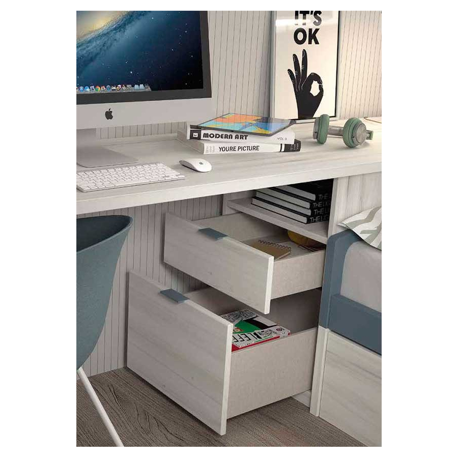 Dormitorio Juvenil F102 | Glicerio Chaves en Muebles Lara